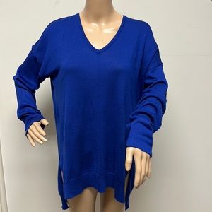 Cable & Guage Royal Blue Sweater